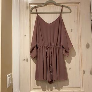 Naked Zebra - mauve romper